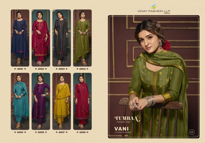 Vinay Tumbaa Vani Heavy Festive Wear Wholesale Readymade Suits Catalog